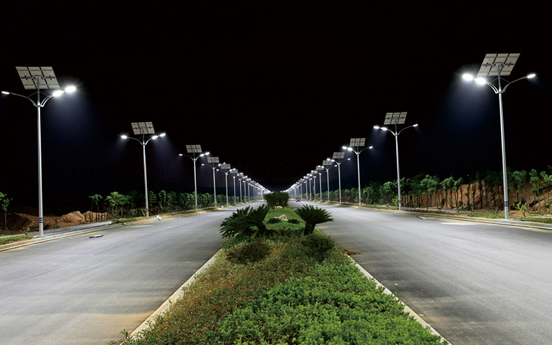 LED太陽能路燈照明案例